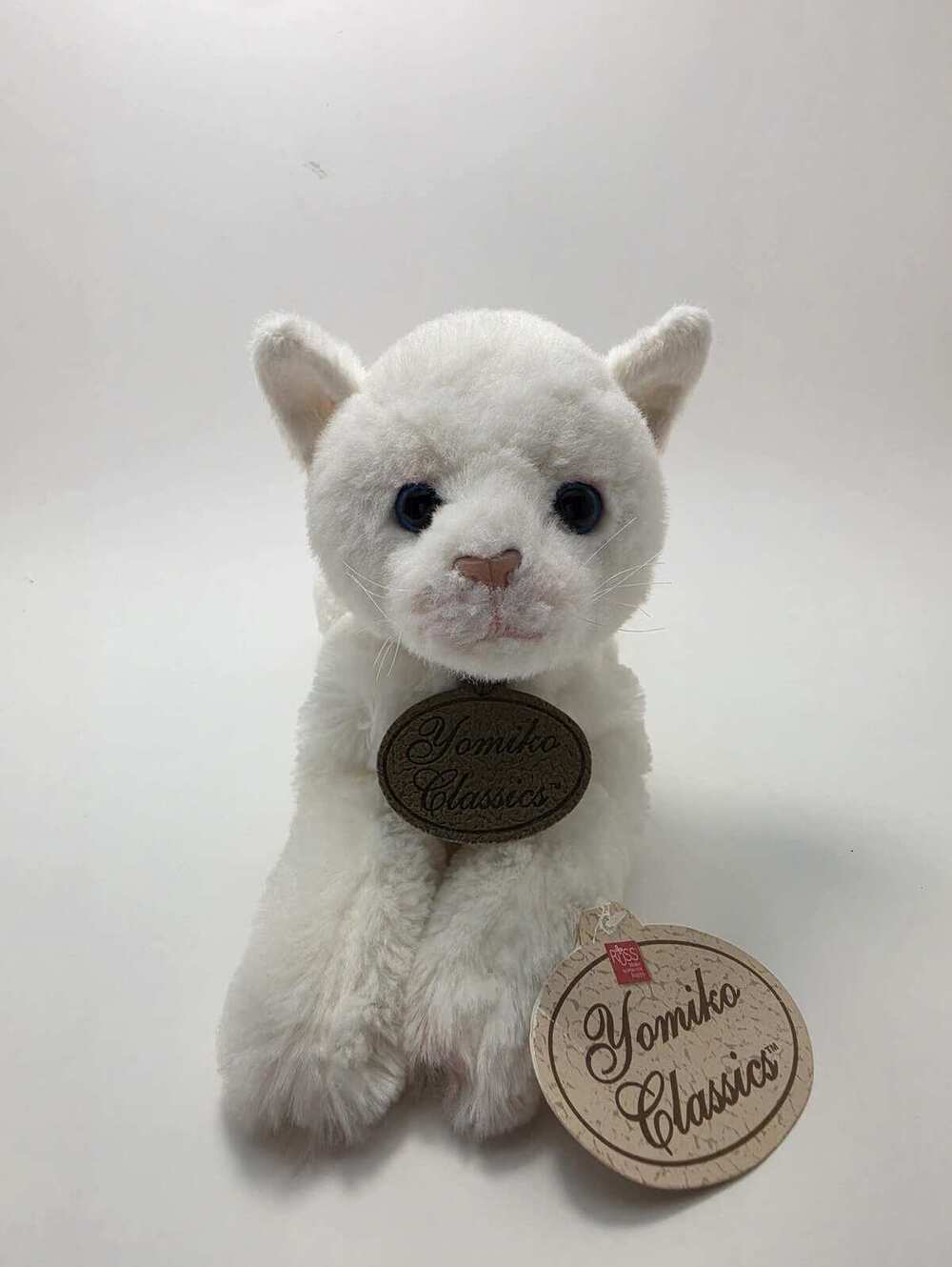 Russ Yomiko Classics White Cat, Vintage Collectible, Rare New with Tags (10 inch